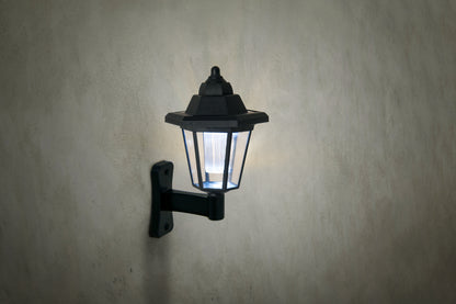 3er-Set LED Solar-/Erdspieß-/Wandleuchte 2-in-1
