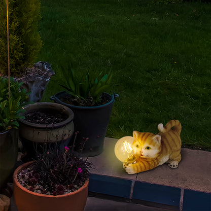 LED Solar-/Outdoorleuchte "KATZE" L: 25cm