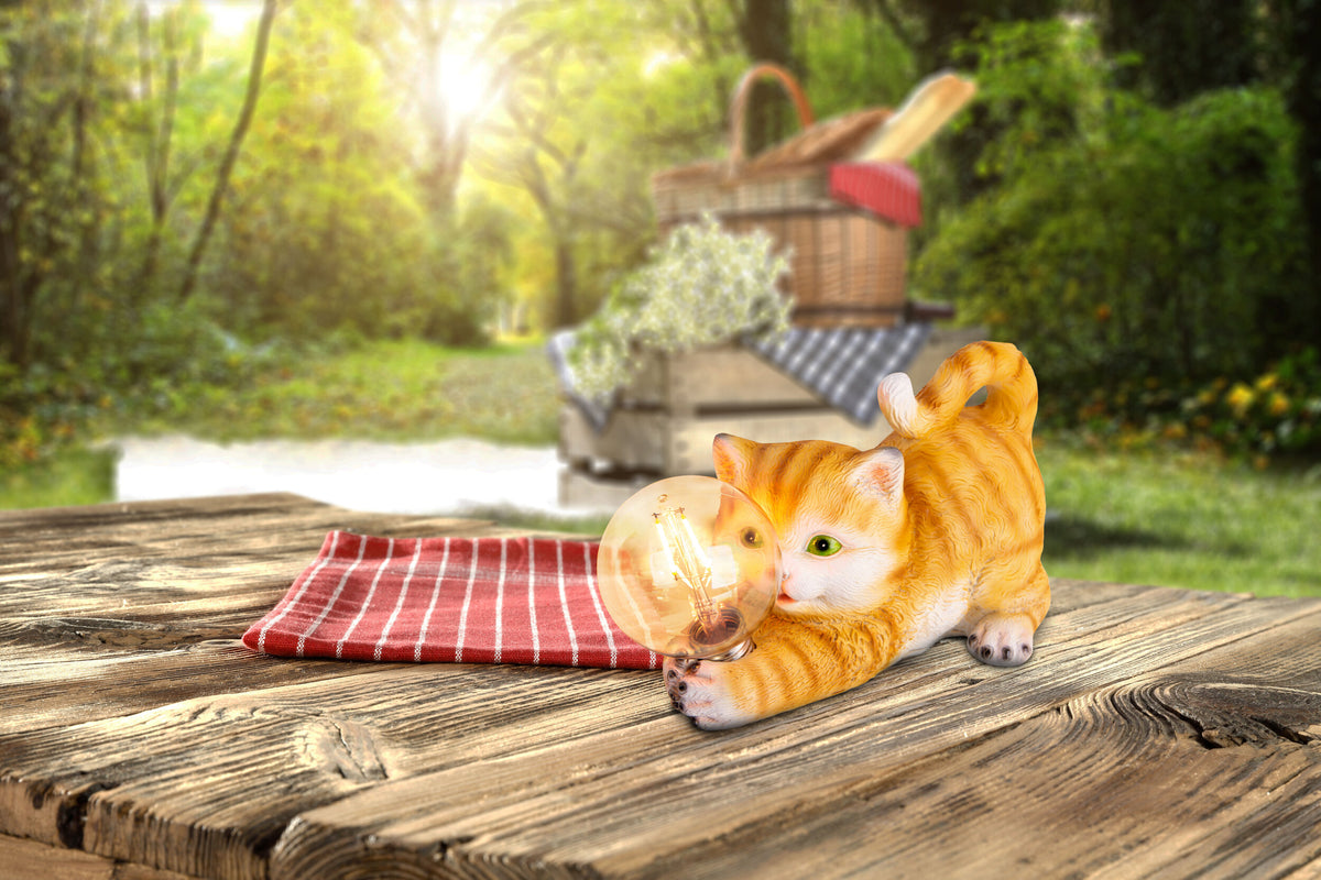 LED Solar-/Outdoorleuchte "KATZE" L: 25cm