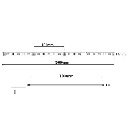 Tuya LED / RGB Stripe mit Bluetooth L: 500cm