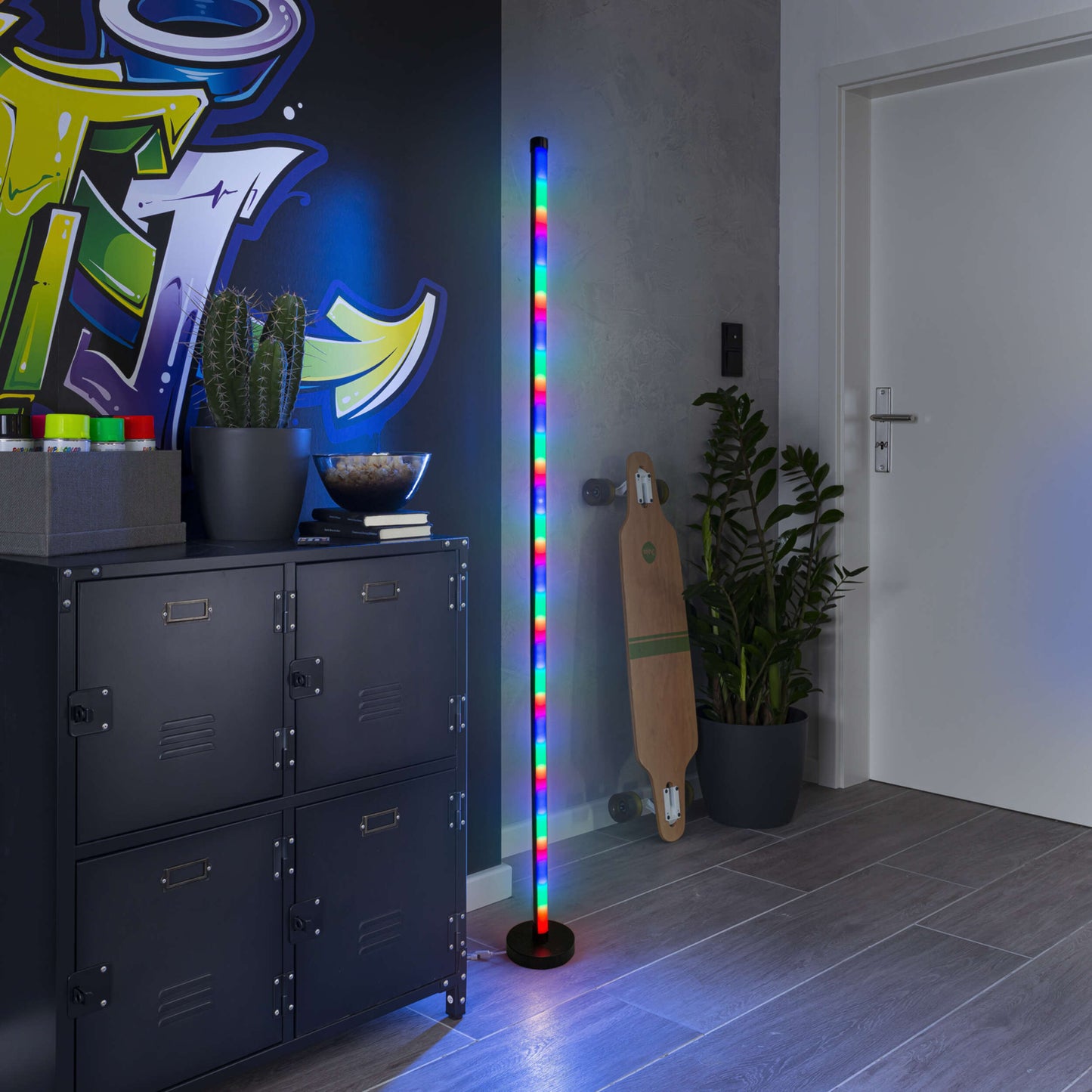 LED / RGB Digital-/Dekostehleuchte "MOTION LIGHT" H: 150cm