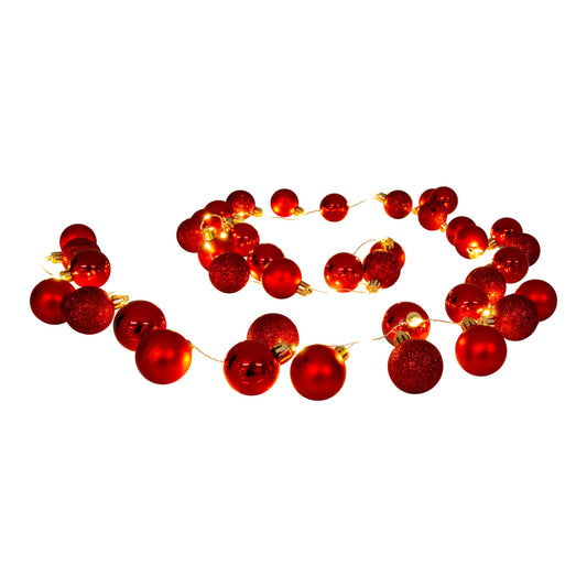 LED Outdoor Weihnachtslichterkette L: 240cm rot