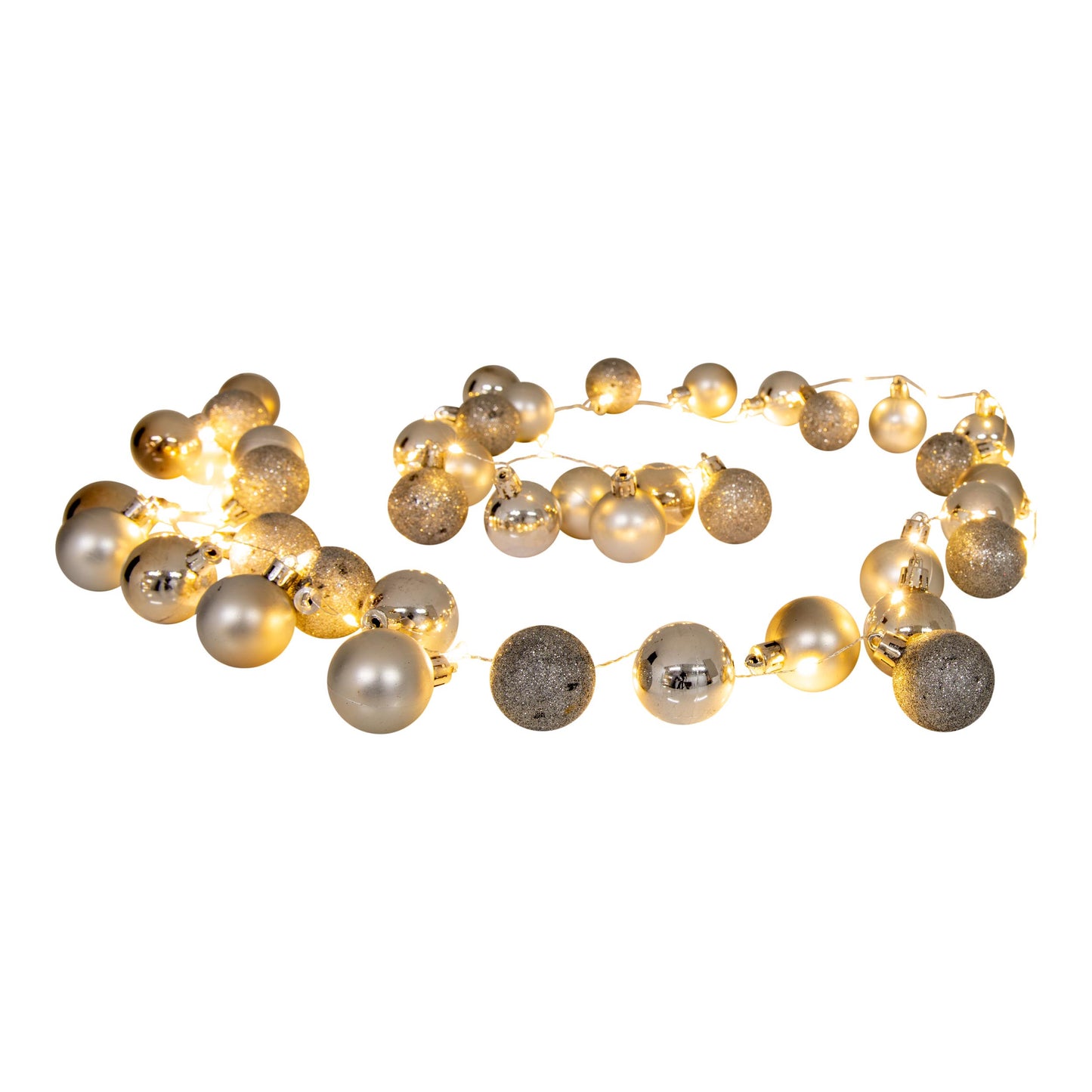LED Outdoor Weihnachtslichterkette L: 240cm gold