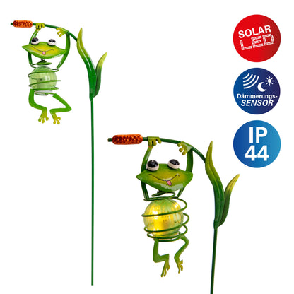 LED-Solar Erdspieß "FROSCH"