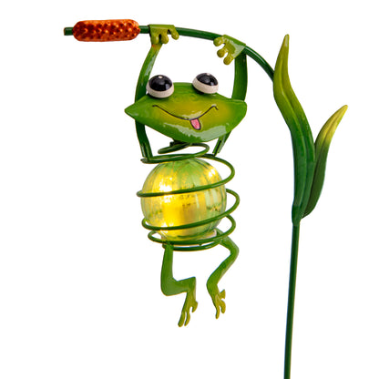 LED-Solar Erdspieß "FROSCH"