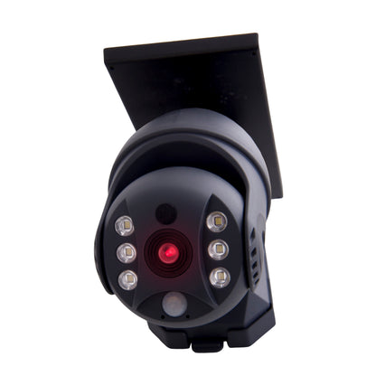 LED Solar Außenwandleuchte "MOHO" mit Bewegungsmelder und Security-Kamera- Attrappe