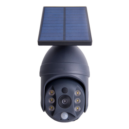 LED Solar Außenwandleuchte "MOHO" mit Bewegungsmelder und Security-Kamera- Attrappe