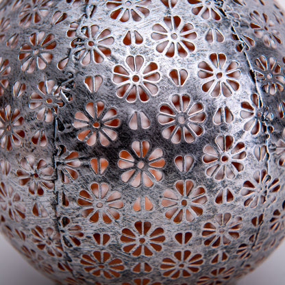 LED Deko-Solarleuchte L/B: 18cm silber