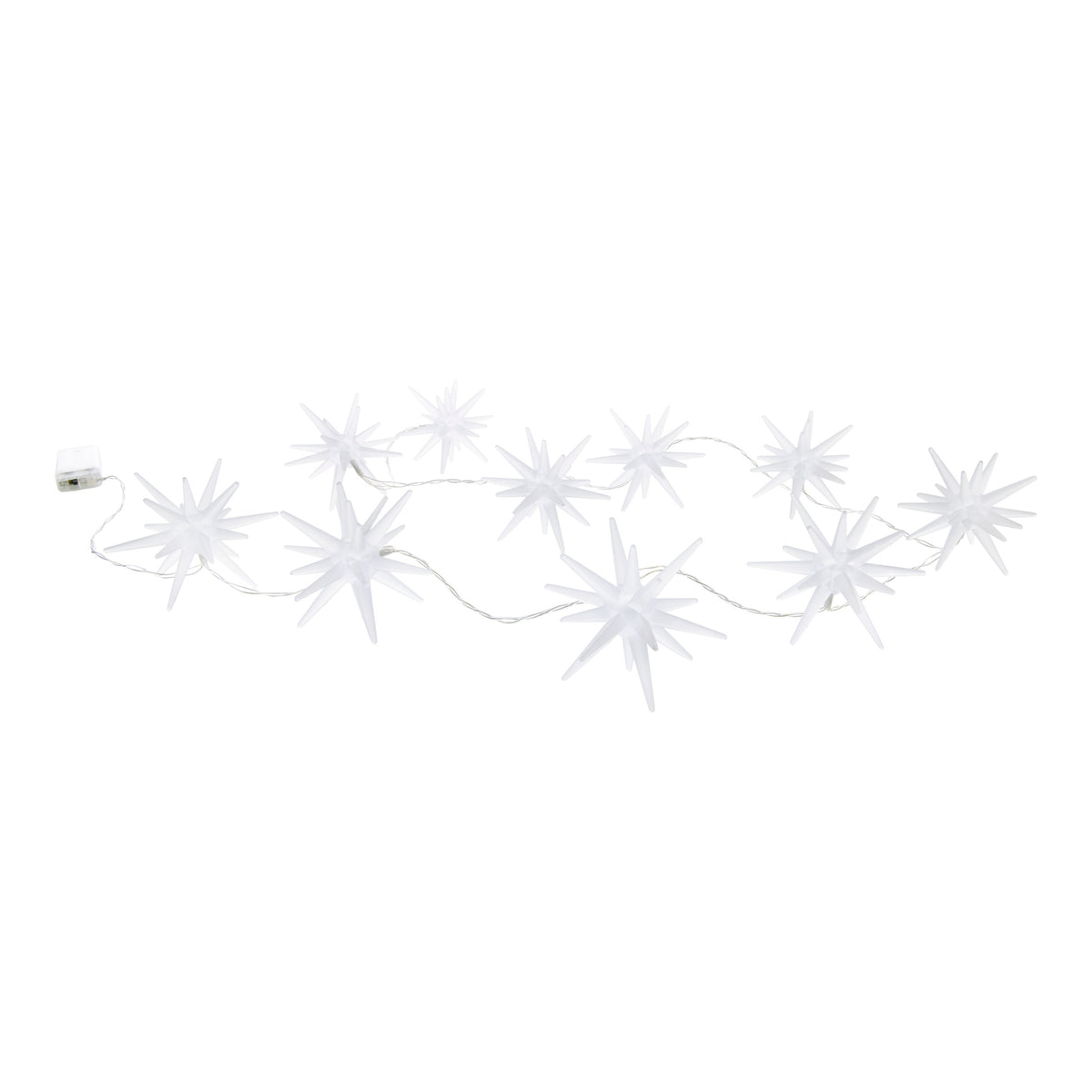 10er LED Lichterkette "3D-STERNE"