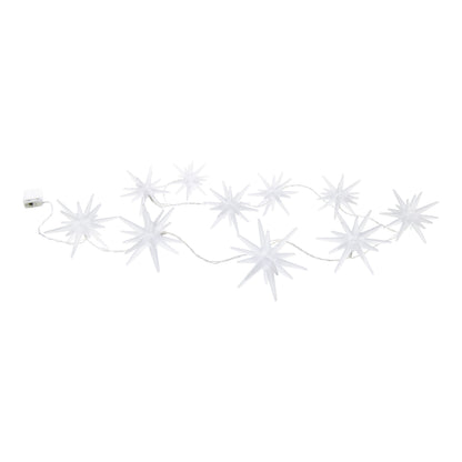 10er LED Lichterkette "3D-STERNE"