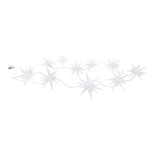 10er LED Lichterkette "3D-STERNE"