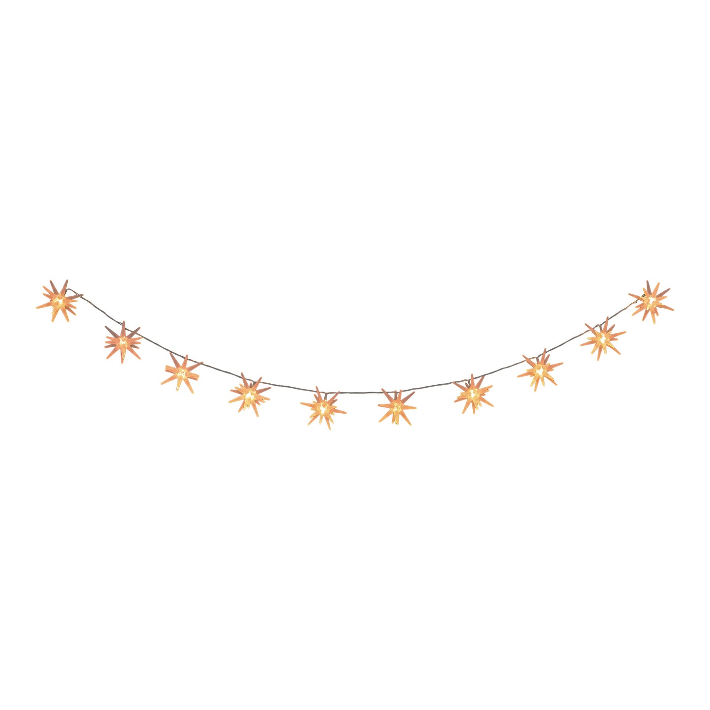 10er LED Lichterkette "3D-STERNE"