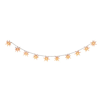 10er LED Lichterkette "3D-STERNE"