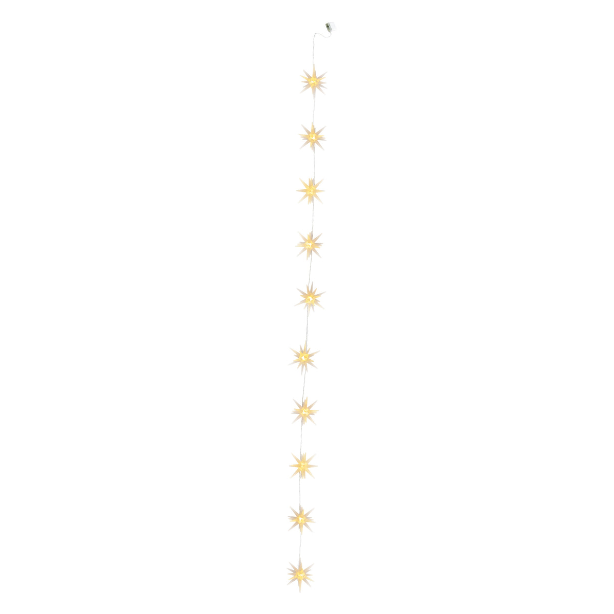 10er LED Lichterkette "3D-STERNE"