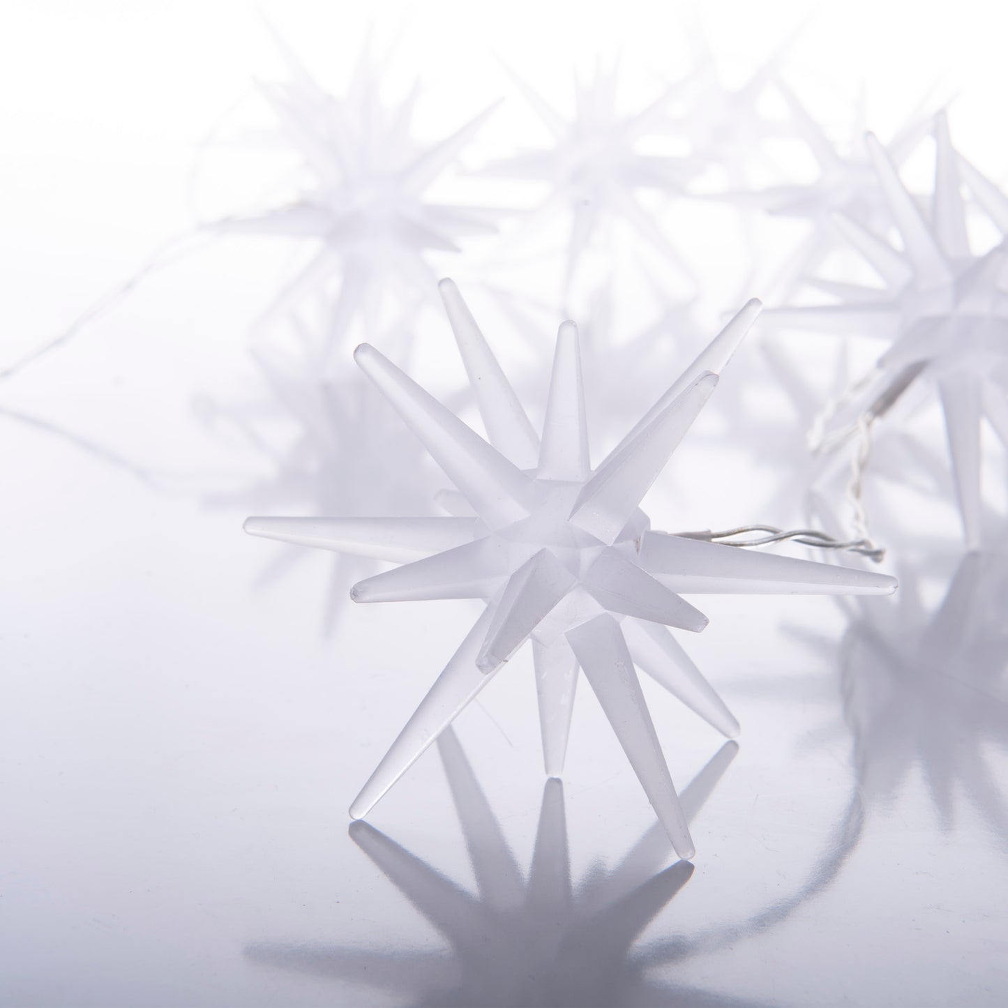 10er LED Lichterkette "3D-STERNE"
