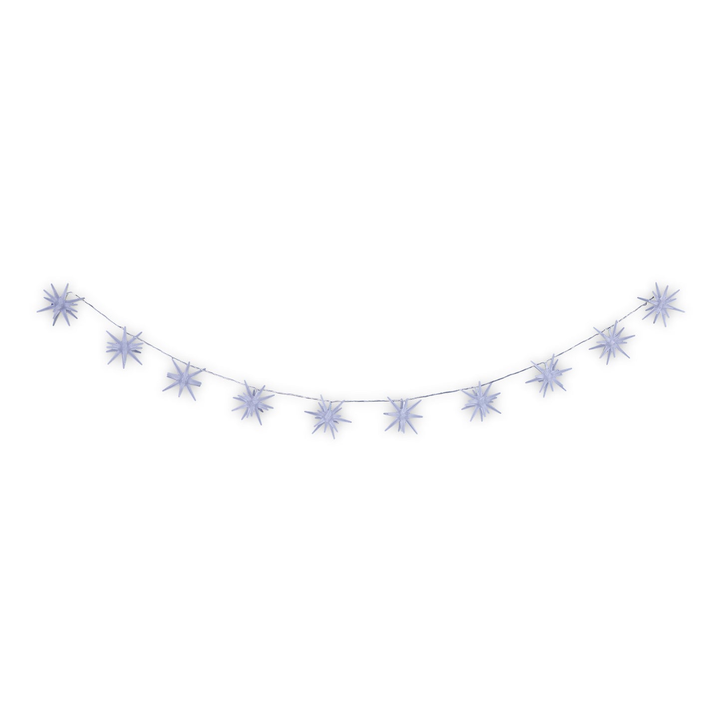 10er LED Lichterkette "3D-STERNE"