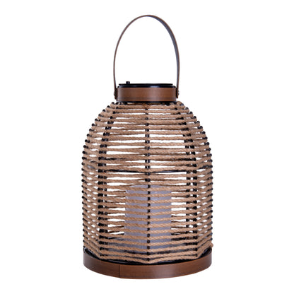 LED Solarleuchte "KORBINIAN" H: 29cm natur