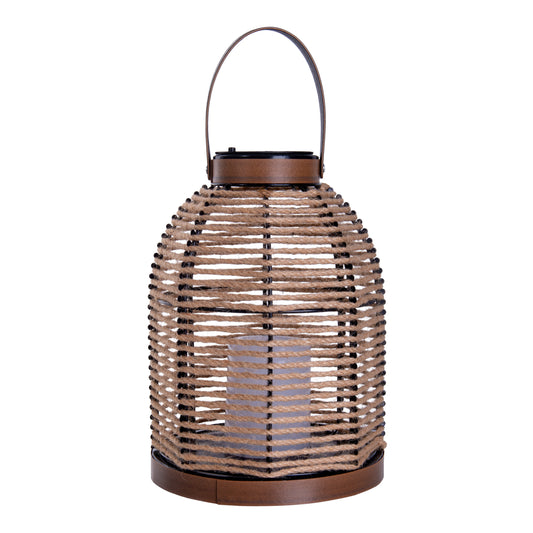 LED Solarleuchte "KORBINIAN" H: 29cm natur