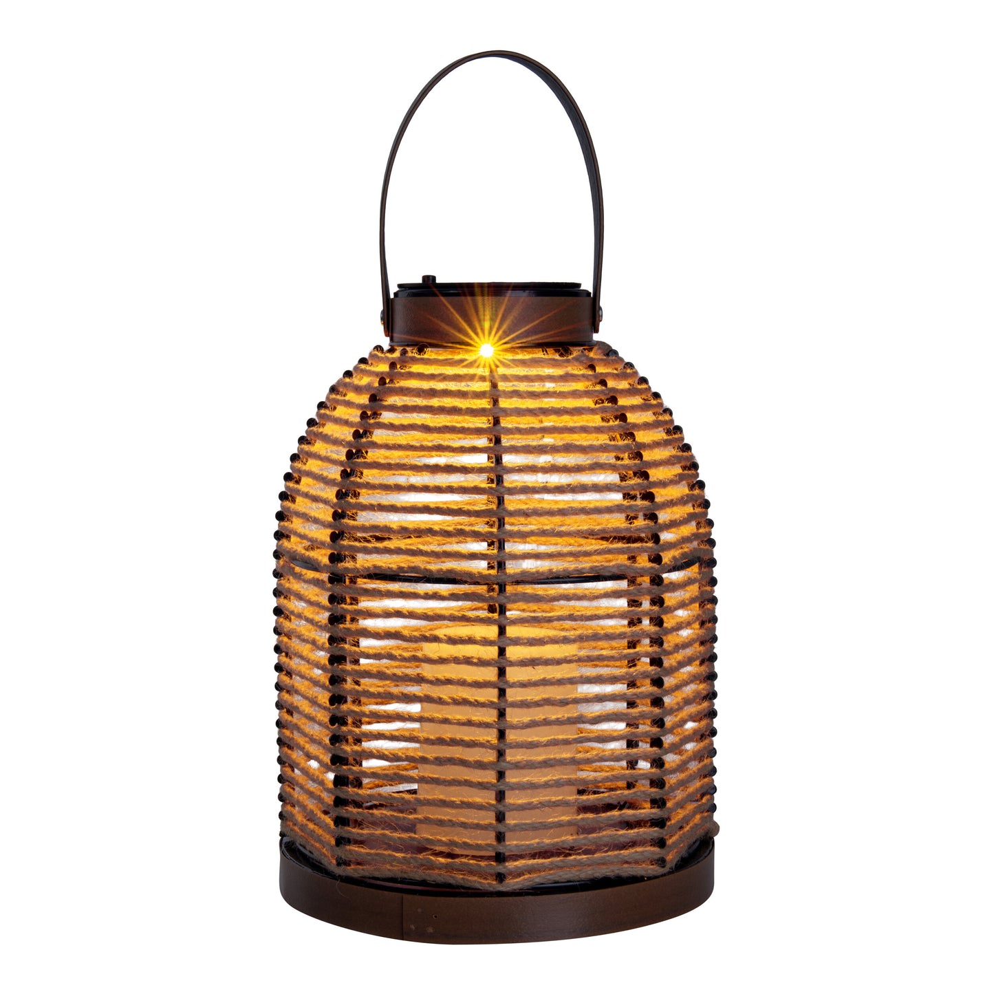 LED Solarleuchte "KORBINIAN" H: 29cm natur