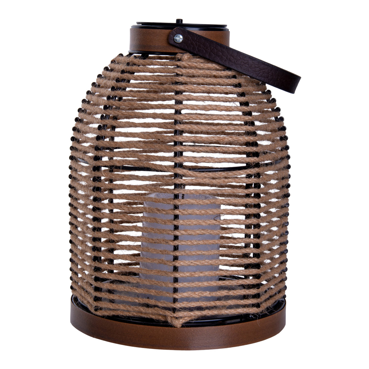 LED Solarleuchte "KORBINIAN" H: 29cm natur