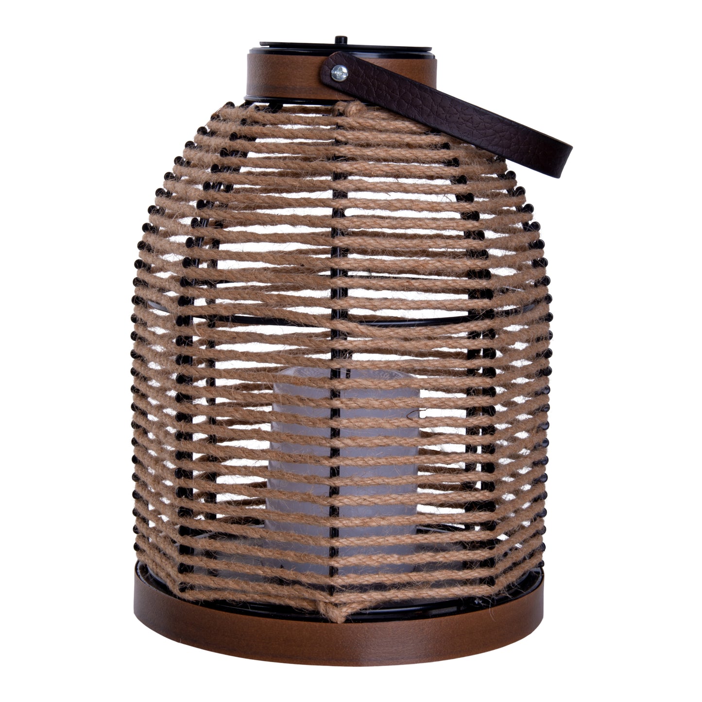LED Solarleuchte "KORBINIAN" H: 29cm natur