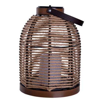 LED Solarleuchte "KORBINIAN" H: 29cm natur
