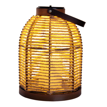 LED Solarleuchte "KORBINIAN" H: 29cm natur