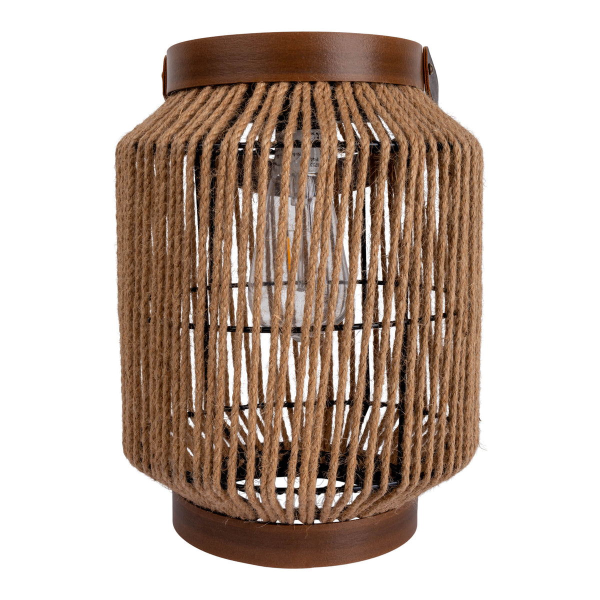 LED Solarleuchte "KORBINIAN" H: 30cm natur