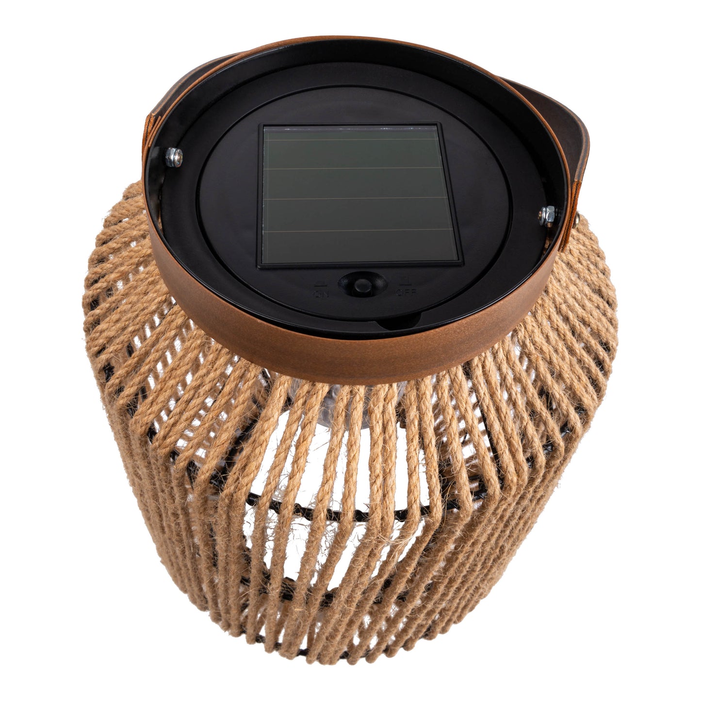 LED Solarleuchte "KORBINIAN" H: 30cm natur