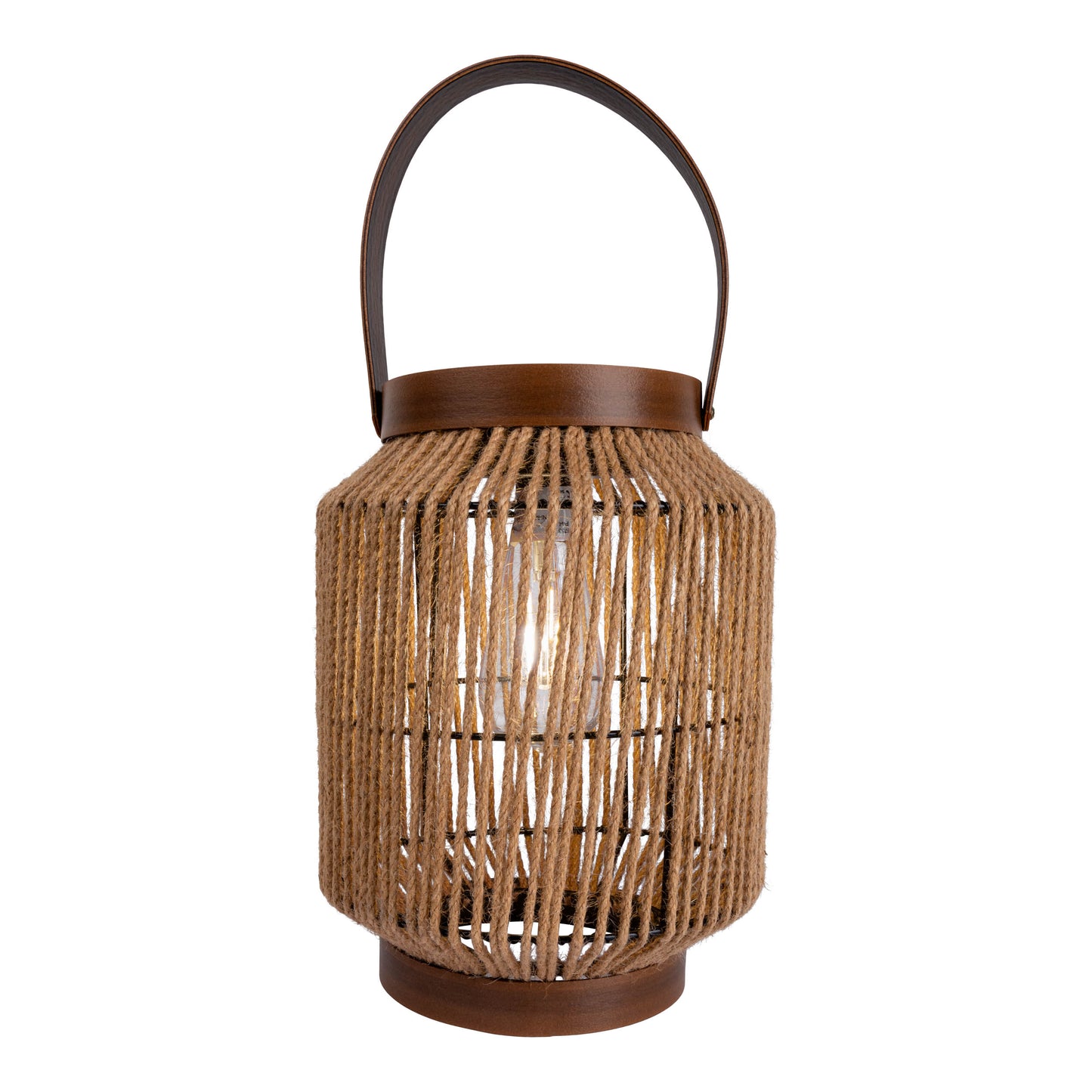 LED Solarleuchte "KORBINIAN" H: 30cm natur