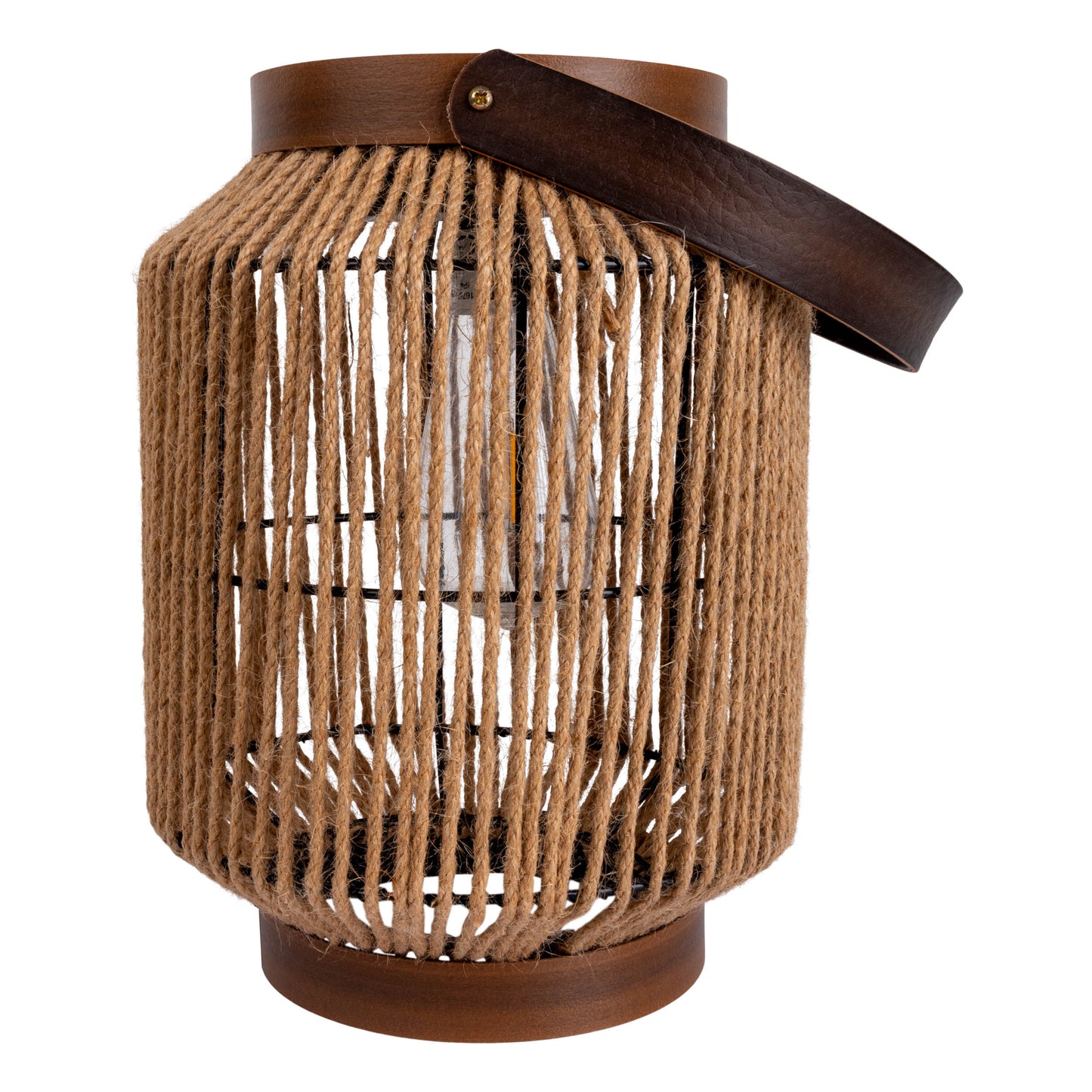 LED Solarleuchte "KORBINIAN" H: 30cm natur