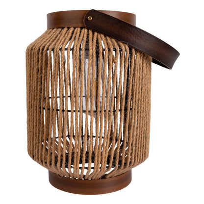 LED Solarleuchte "KORBINIAN" H: 30cm natur
