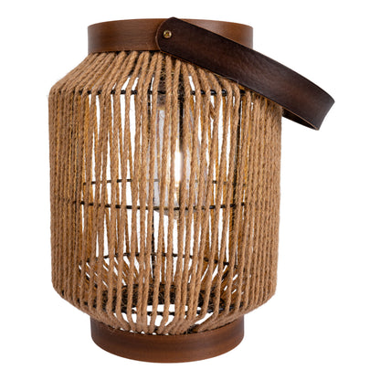 LED Solarleuchte "KORBINIAN" H: 30cm natur