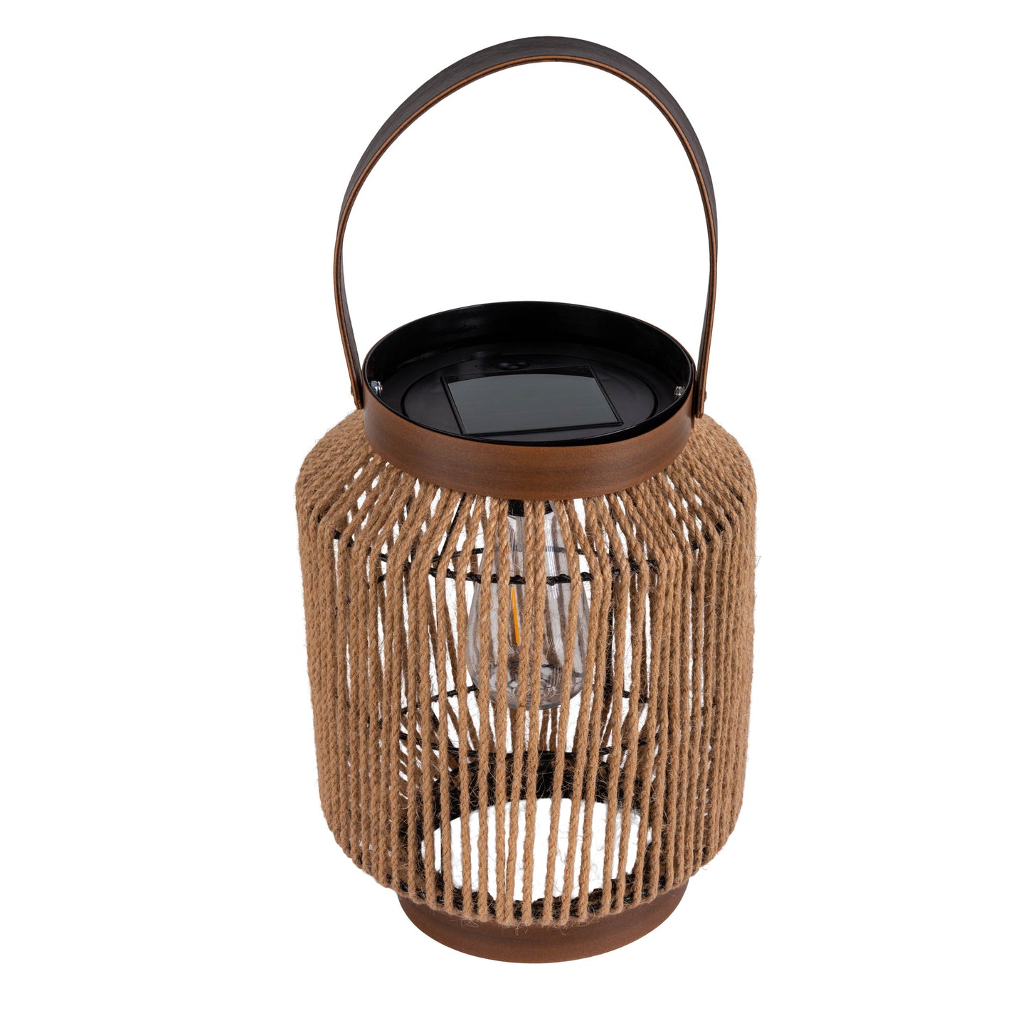 LED Solarleuchte "KORBINIAN" H: 30cm natur