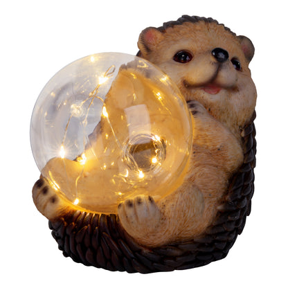 LED Solarleuchte "IGEL" H: 14,5cm