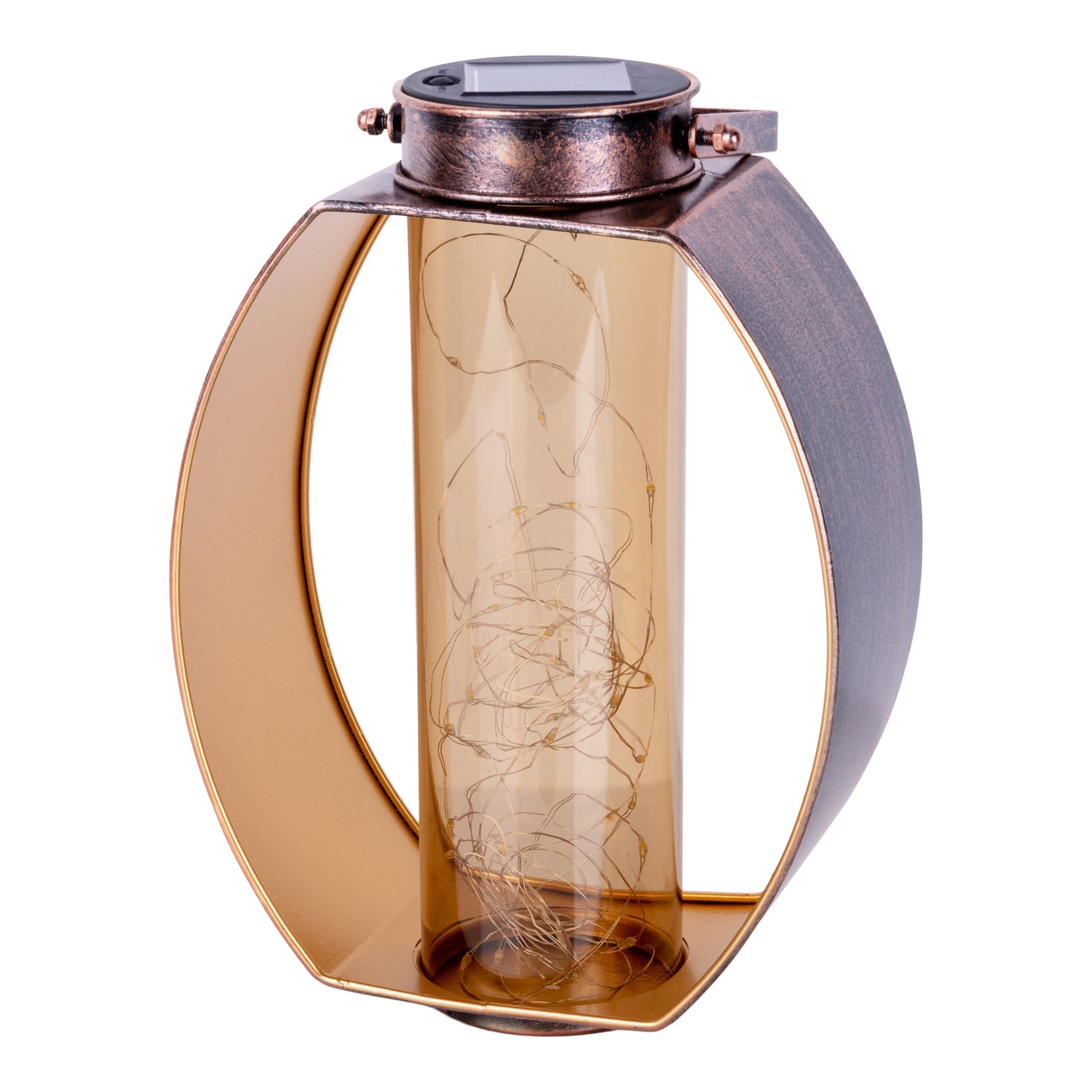 LED Solarleuchte "FAIRYLIGHT" H: 26cm gold/messing