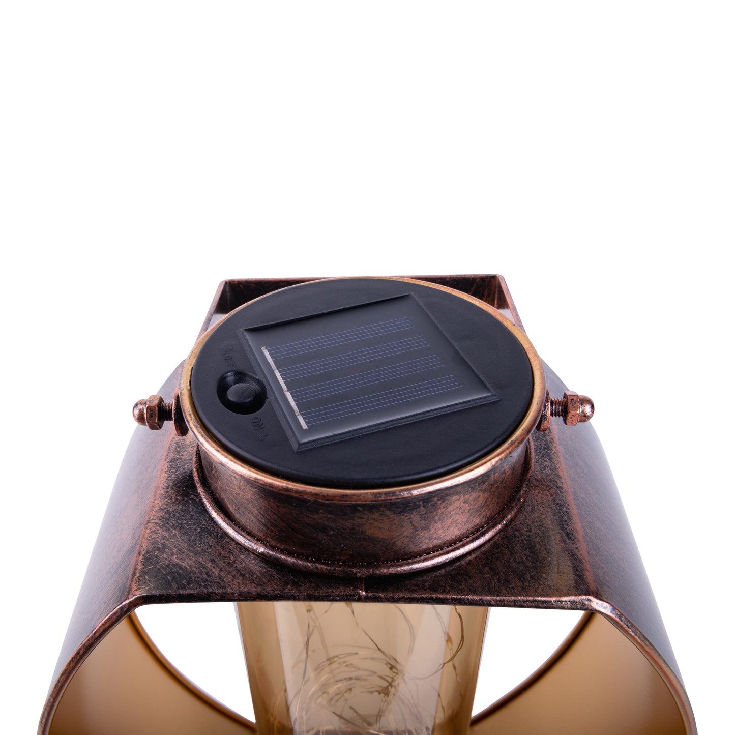 LED Solarleuchte "FAIRYLIGHT" H: 26cm gold/messing
