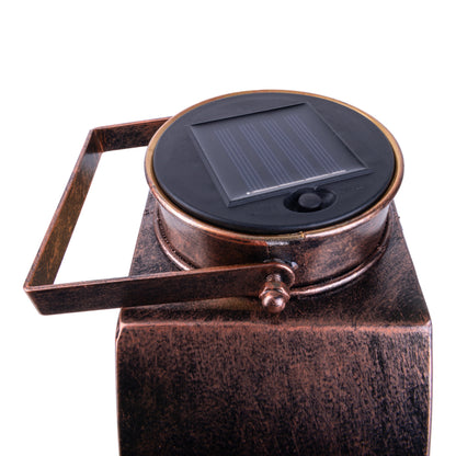 LED Solarleuchte "FAIRYLIGHT" H: 26cm gold/messing