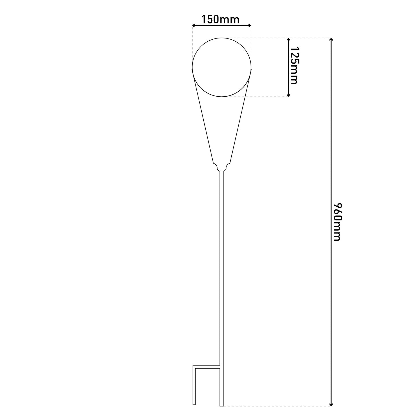 LED Solar-Erdspieß "TORCH"