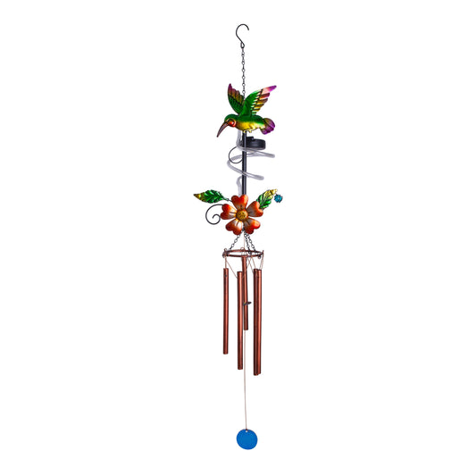 LED Solarleuchte / Windspiel "COLIBRI"
