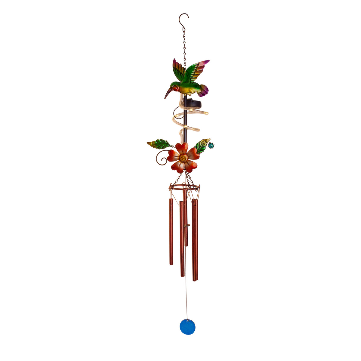 LED Solarleuchte / Windspiel "COLIBRI"