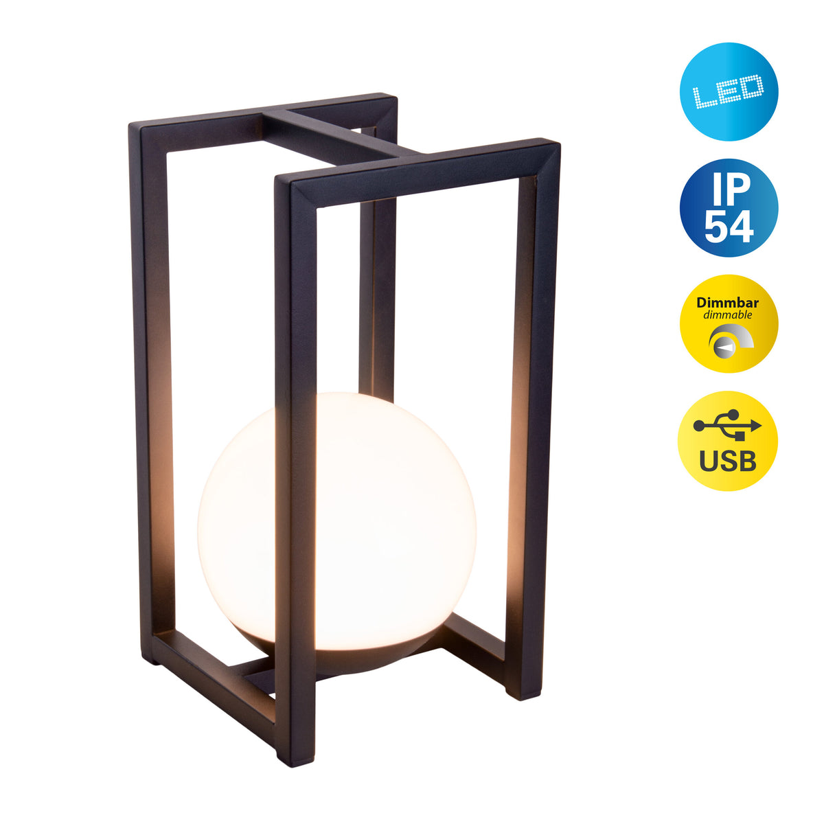 LED Dekoleuchte "KALI" H: 30 cm