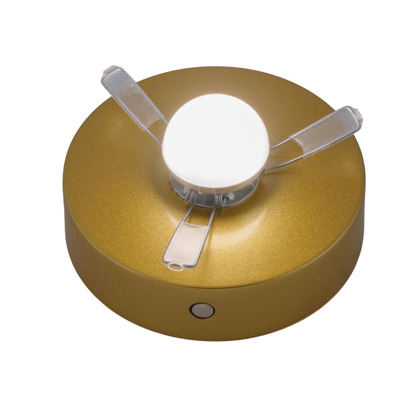 Akkutischleuchte "LUISE" gold