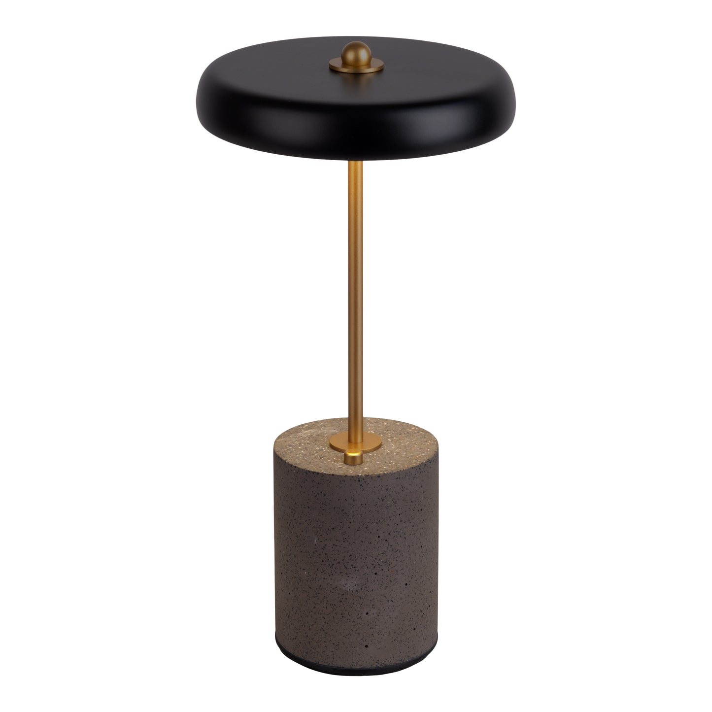 Akku Tischleuchte "SETA" H: 30cm schwarz