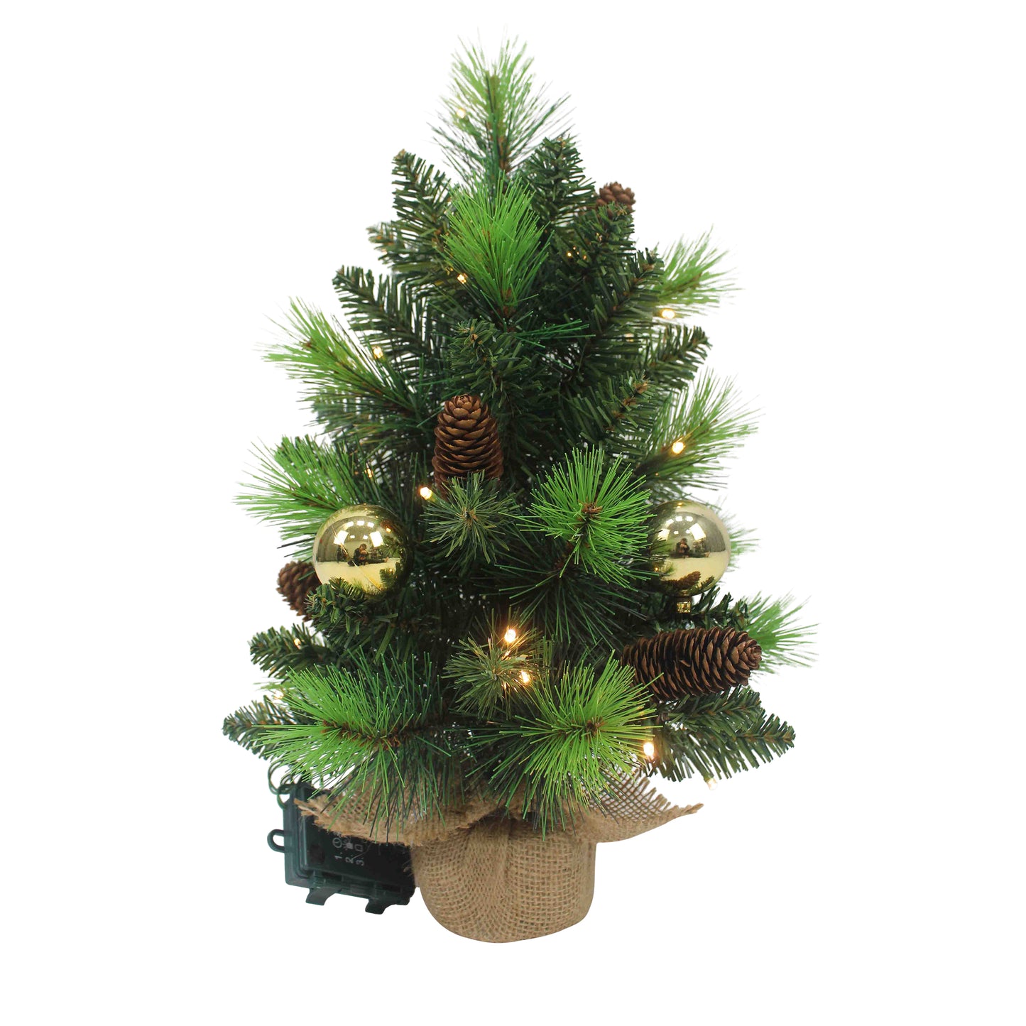 LED-Tannenbaum "NOEL" gold