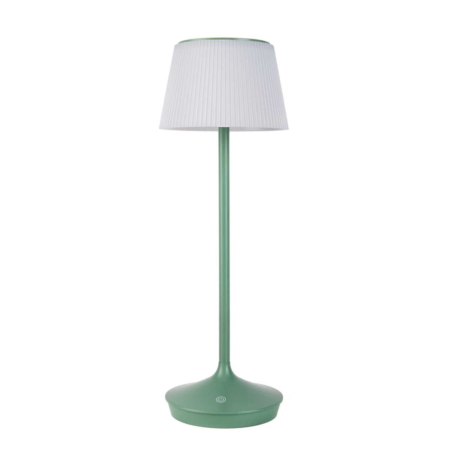 LED / CCT Solar-/ Akkutischleuchte "EMMI" H: 38cm grün