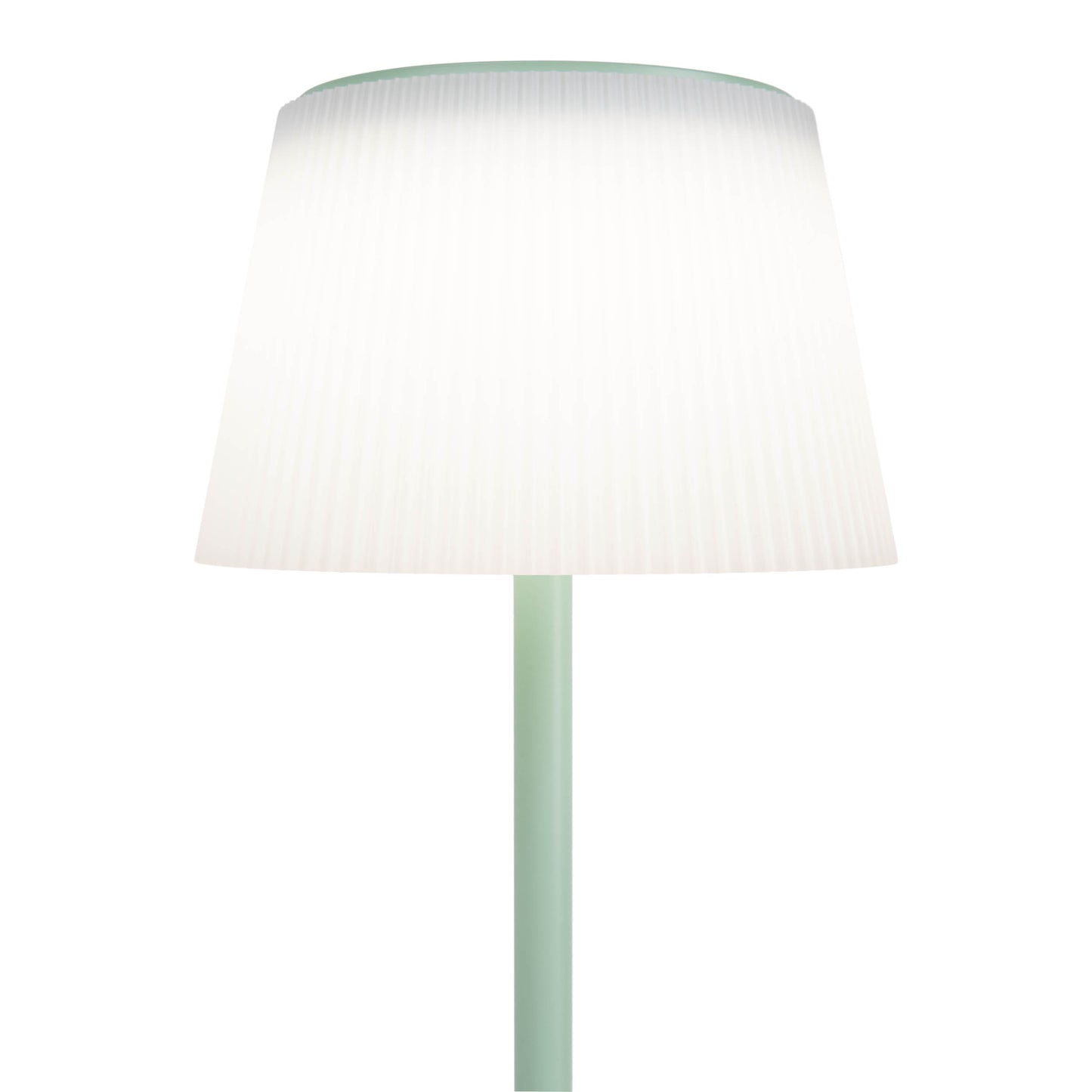 LED / CCT Solar-/ Akkutischleuchte "EMMI" H: 38cm mint