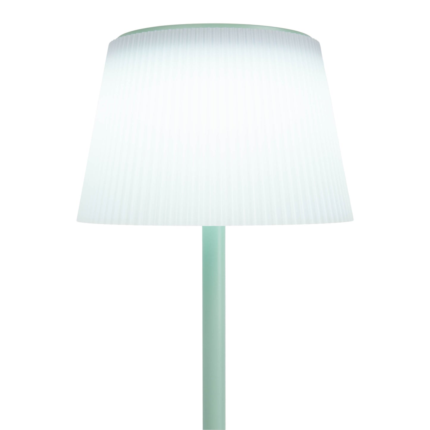 LED / CCT Solar-/ Akkutischleuchte "EMMI" H: 38cm mint