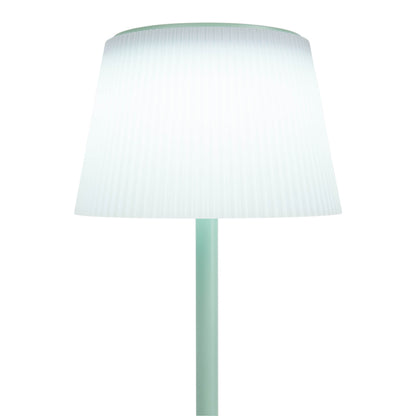 LED / CCT Solar-/ Akkutischleuchte "EMMI" H: 38cm mint