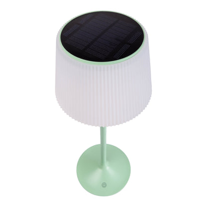 LED / CCT Solar-/ Akkutischleuchte "EMMI" H: 38cm mint